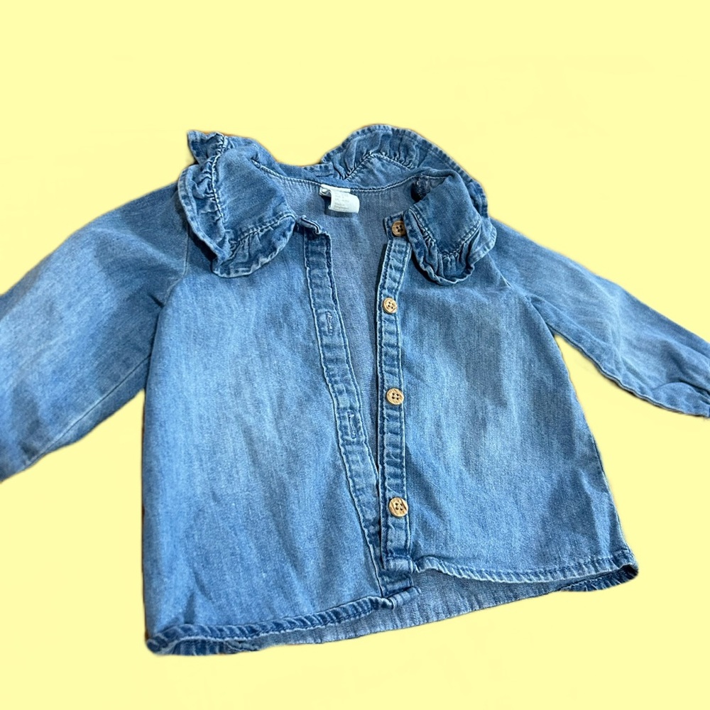 H&M Toddler Denim Button Down Top